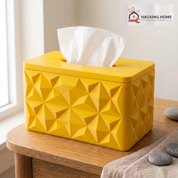 Faceted Tissue Box Cover photo 12