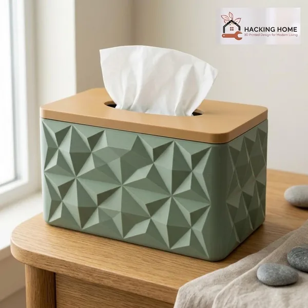 Faceted Tissue Box Cover photo 5
