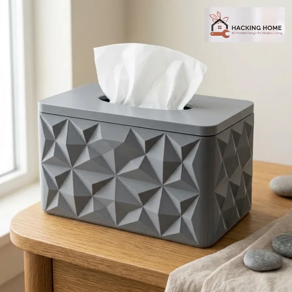 Faceted Tissue Box Cover photo 6
