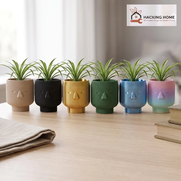 Fluted Face Planter