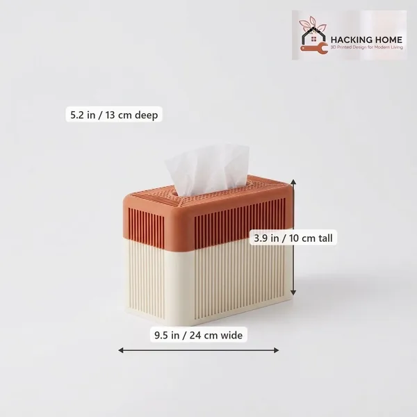 Fluted Tissue Box Cover photo 3