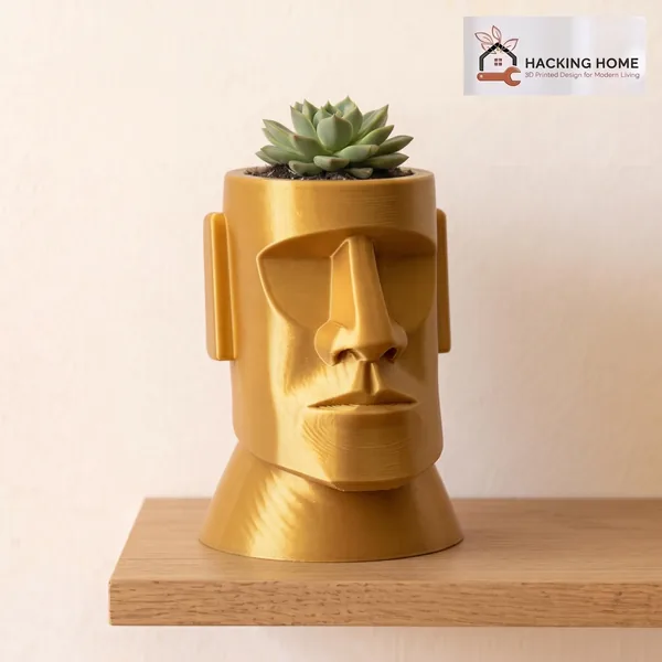 Moai Head Planter photo 15