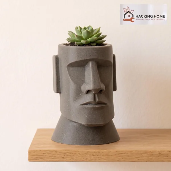 Moai Head Planter photo 6