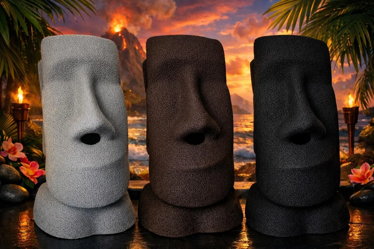 Moai Tissue Box Holder