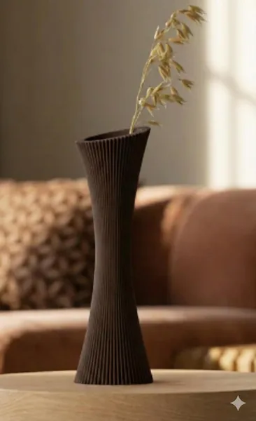 Modern Fluted Vase photo 6