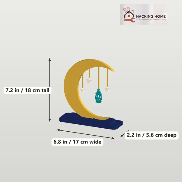 Ramadan Crescent Moon Decoration photo 3