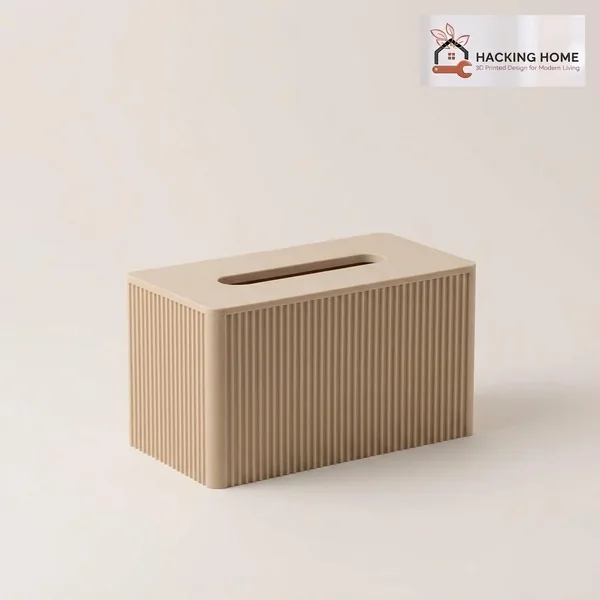 Ribbed Tissue Box Cover photo 3