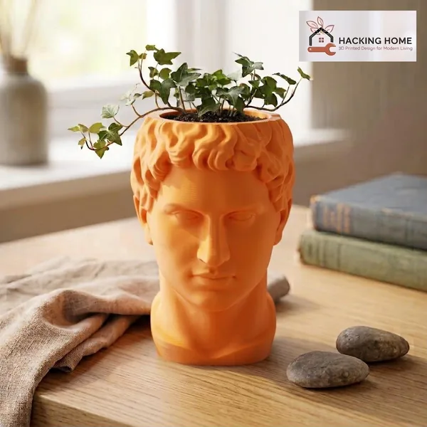 Roman Bust Planter photo 10
