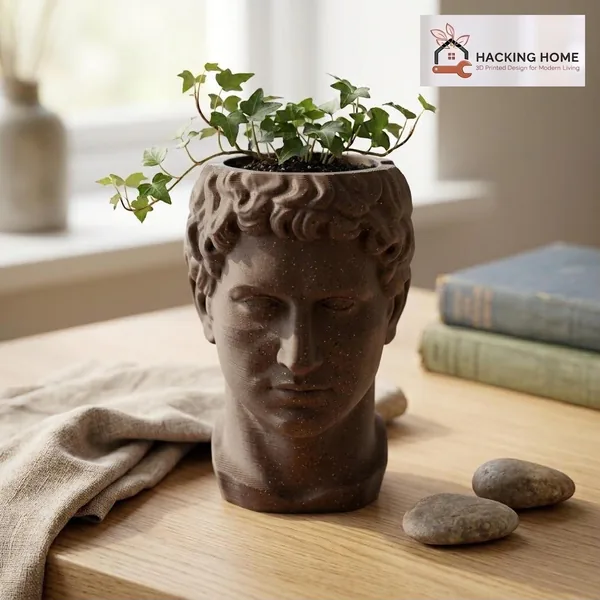 Roman Bust Planter photo 11