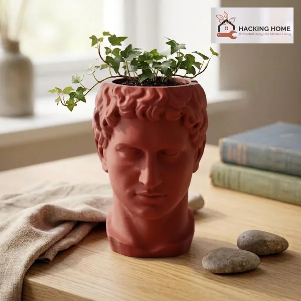 Roman Bust Planter photo 12
