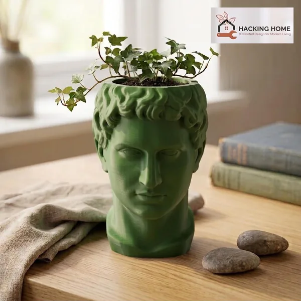 Roman Bust Planter photo 14