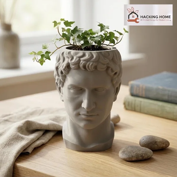 Roman Bust Planter photo 8