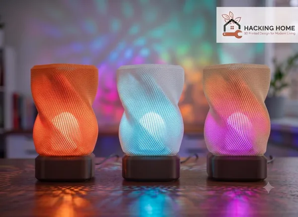 Spiral Lattice Lamp