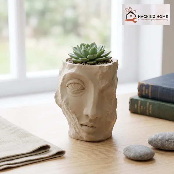 Stone Face Planter photo 3