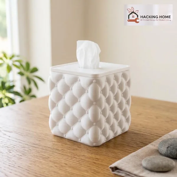 Tufted Tissue Box Cover