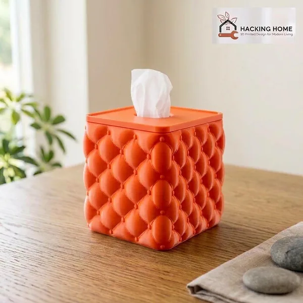Tufted Tissue Box Cover photo 13