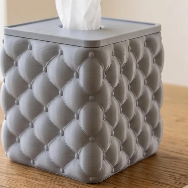 Tufted Tissue Box Cover photo 3