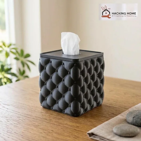 Tufted Tissue Box Cover photo 7