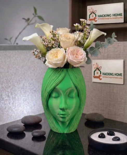 Woman Face Flower Pot photo 10