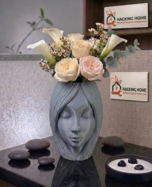 Woman Face Flower Pot photo 11